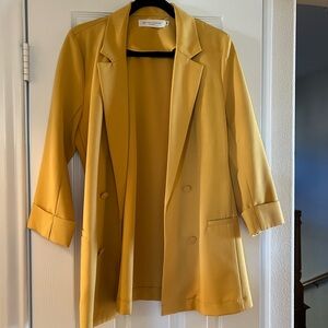 Elegant Mustard Blazer by A New Day